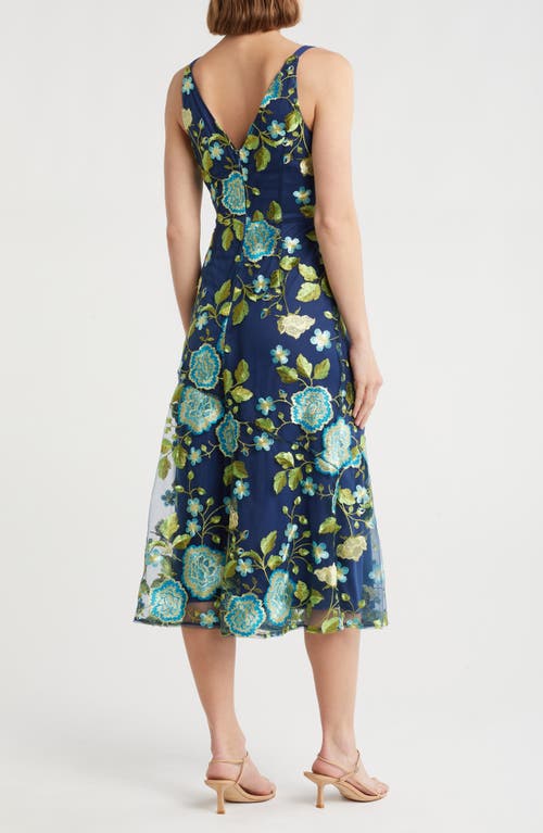 Sam Edelman Floral Embroidered A-line Dress
