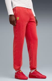 PUMA Scuderia Ferrari Sportswear Logo Cotton Sweatpants