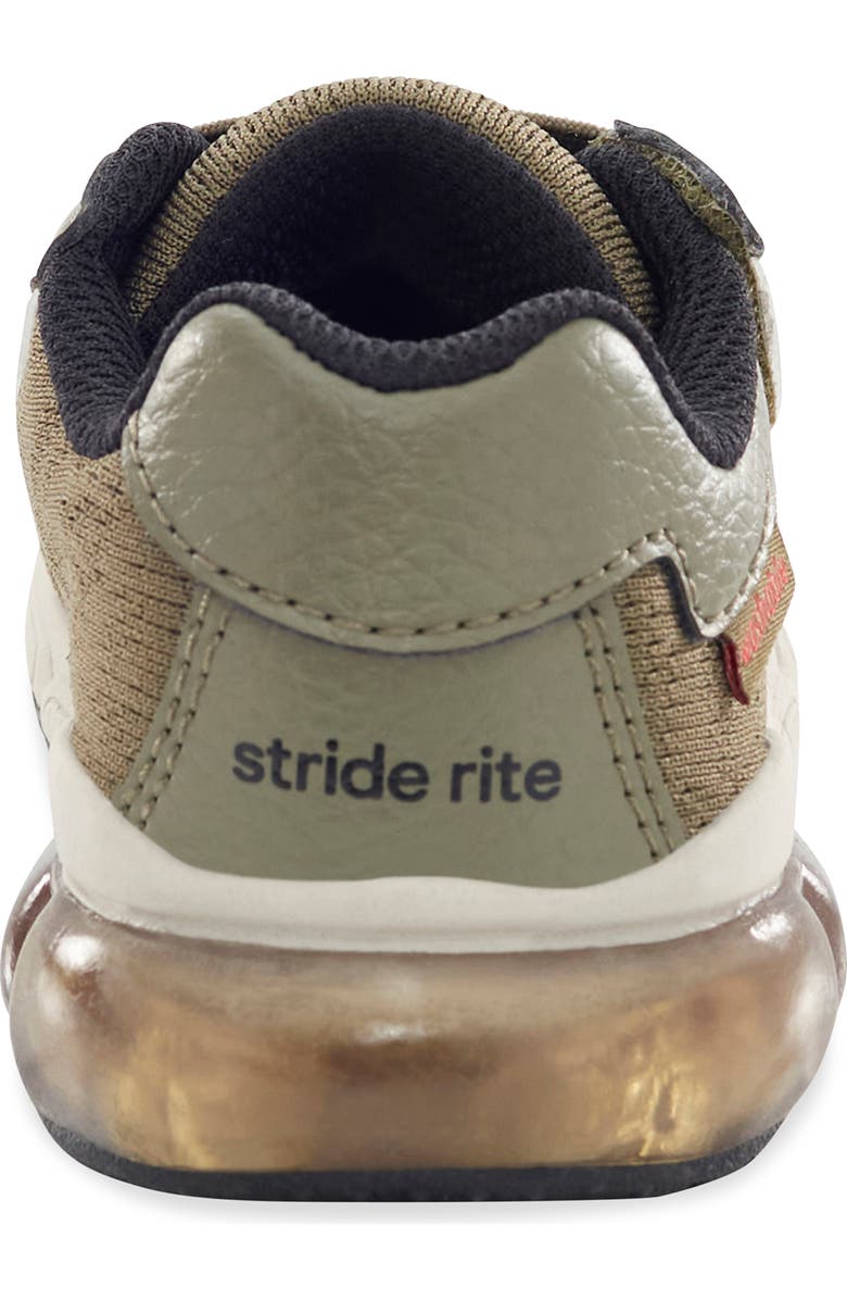 Stride Rite Kids' Made2Play<sup>®</sup> Lighted Monster Sneaker, Alternate, color, Olive