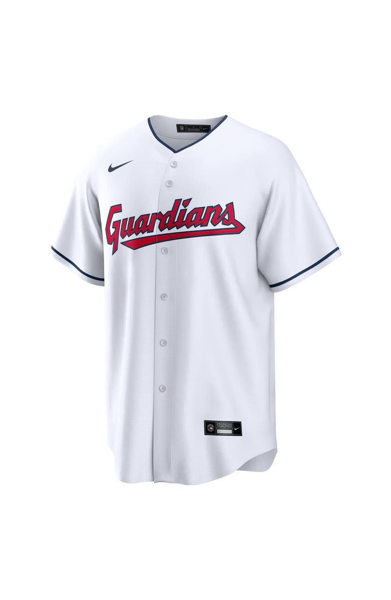 Nike Men's Nike Steven Kwan White Cleveland Guardians Home Replica Jersey, Alternate, color, 
