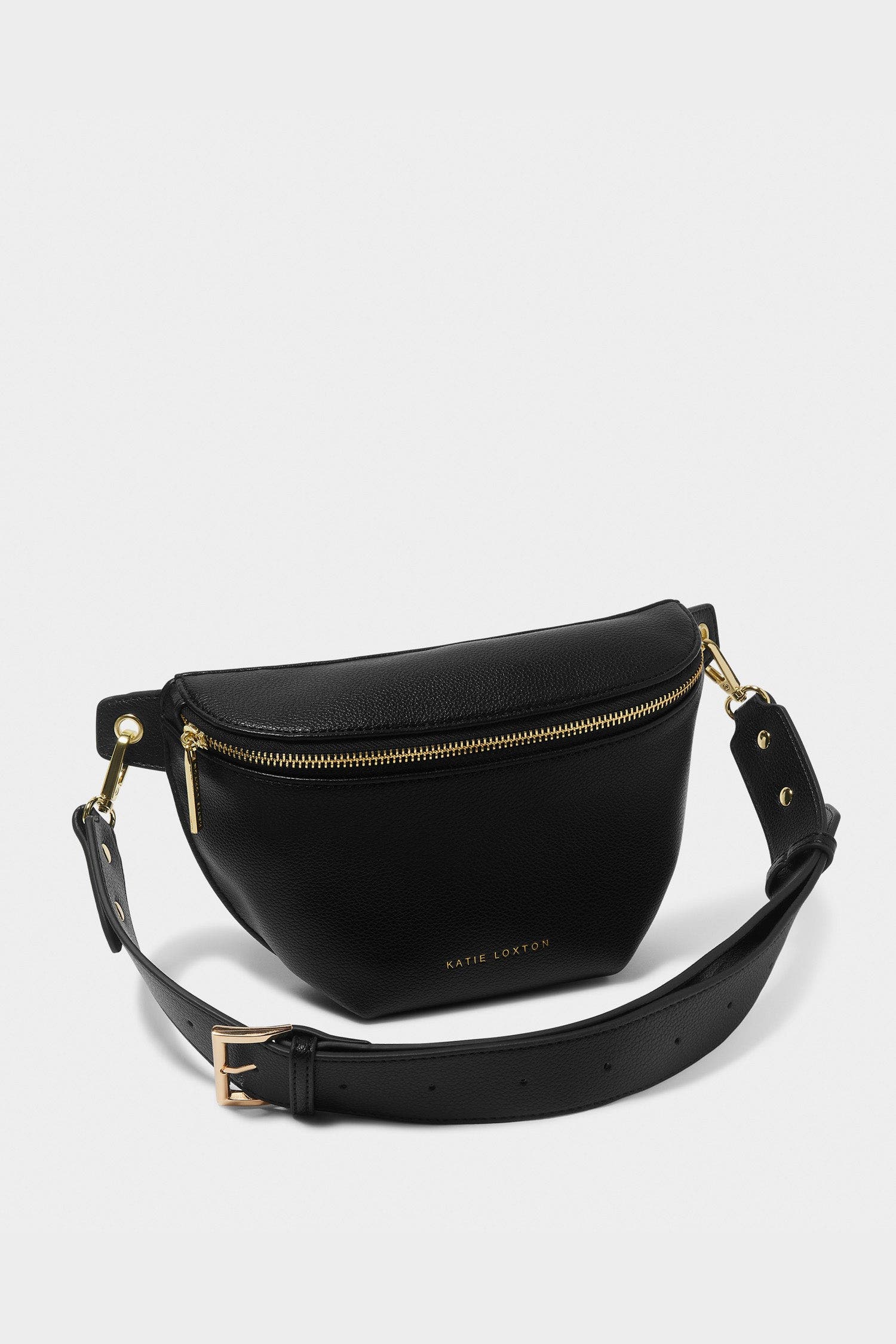 Katie Loxton Maya Belt Bag, Main, color, Black