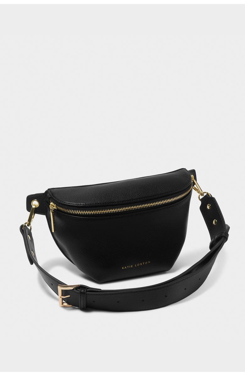 Katie Loxton Maya Belt Bag, Main, color, Black
