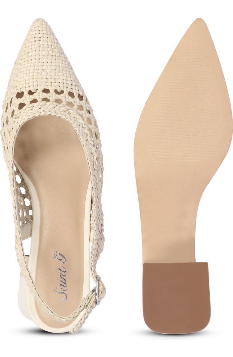 SAINT G Calli Woven Slingback Pump, Alternate, color,