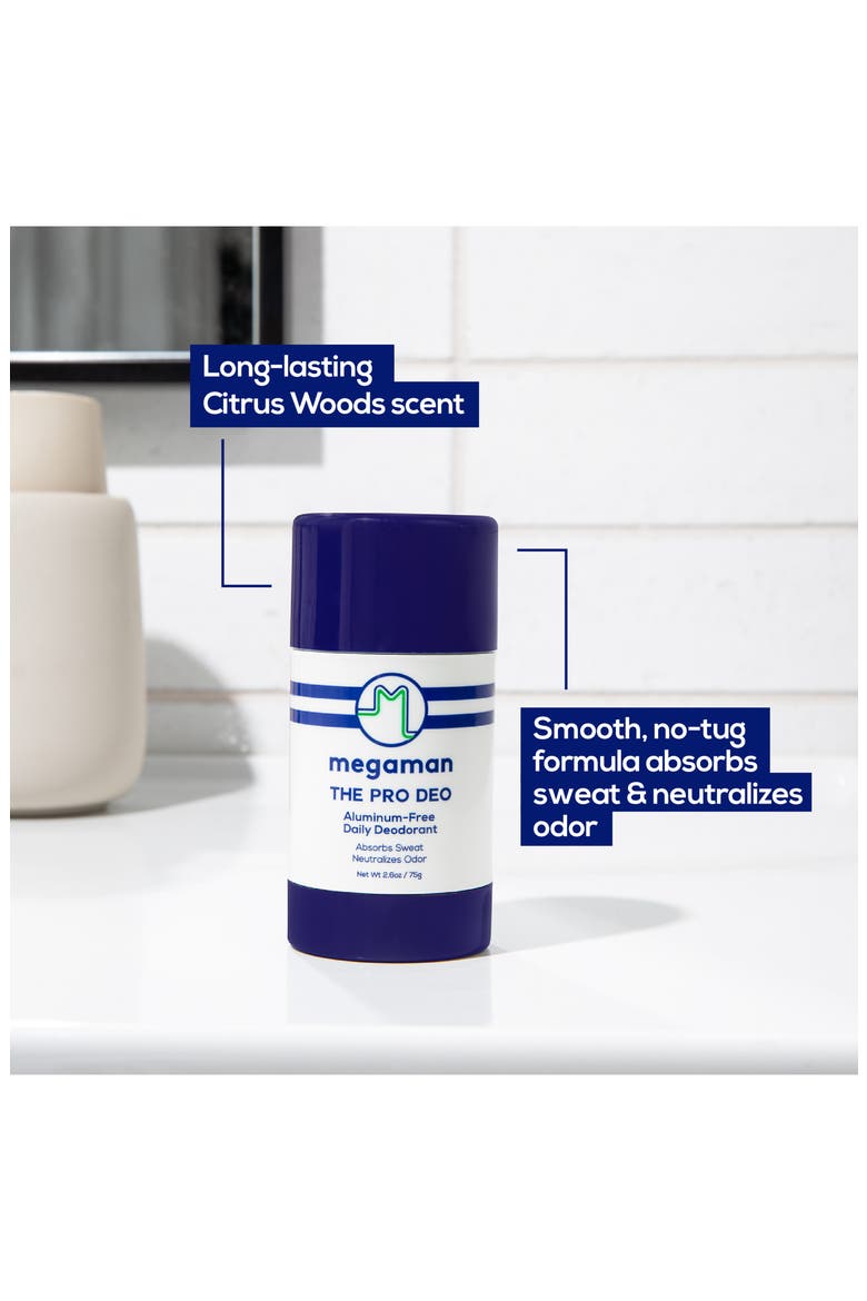 Megaman The Pro Deo Deodorant, Alternate, color, NO COLOR