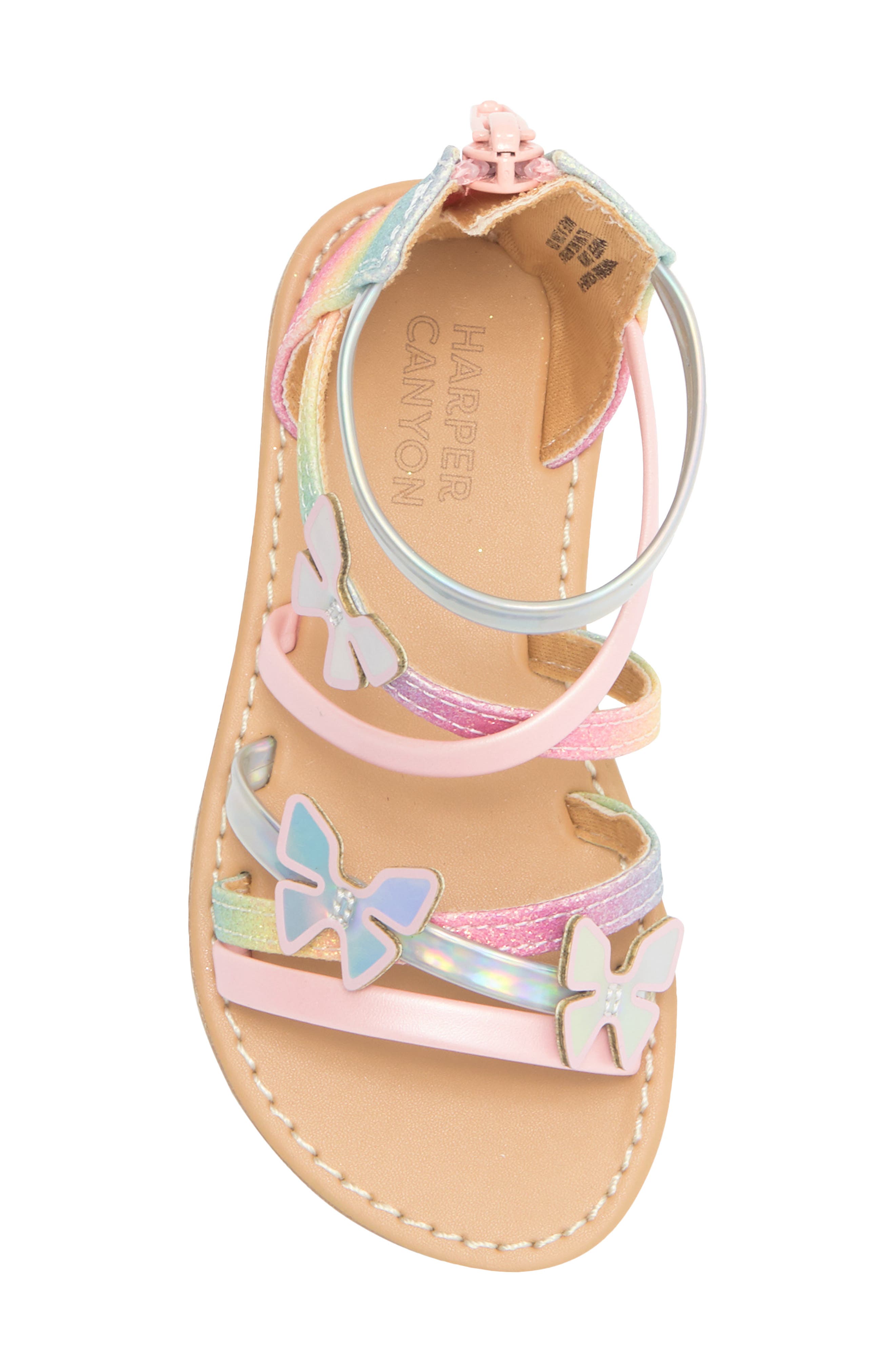 Harper Canyon Kids' Rubie Gladiator Sandal, Alternate, color, 