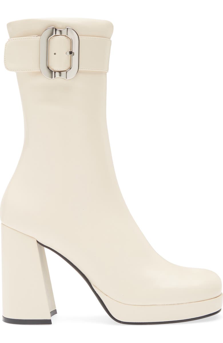 Jeffrey Campbell Bratty Block Heel Bootie, Alternate, color, Light Beige