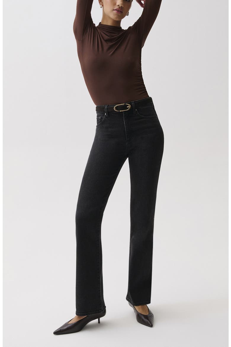 Evie High Waist Bootcut Jeans, Alternate, color, JETSET