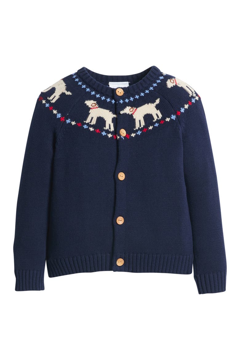 Kids' Fair Isle Cardigan, Main, color, Labs