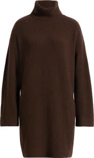 Lauren Ralph Lauren Areena Long Sleeve Wool & Cashmere Sweater Minidress