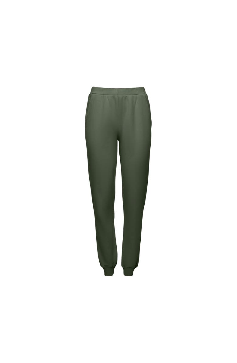 Ocio Women's Organic Cotton Teddy Everywhere Jogger, Alternate, color, Stone