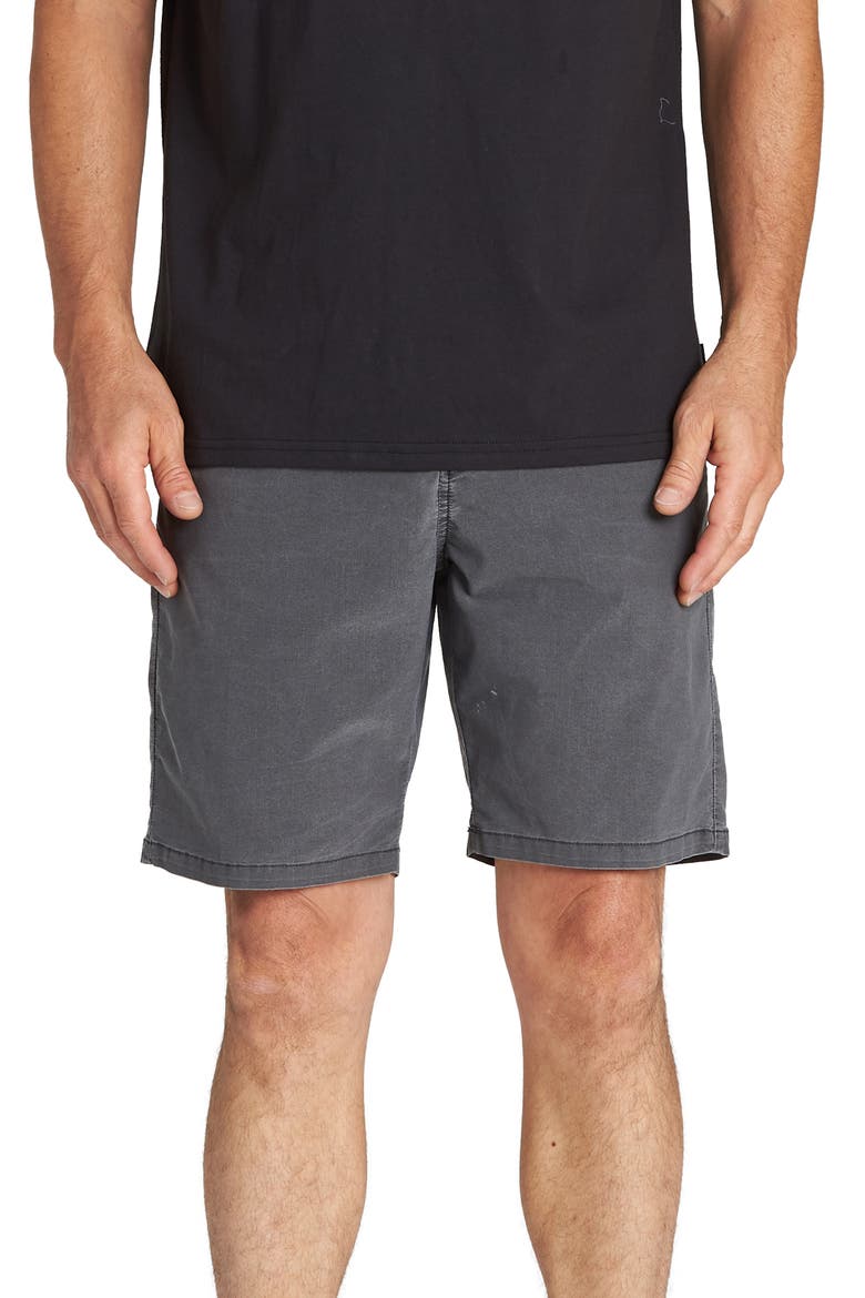 New Order X Overdye Hybrid Shorts, Main, color, BLACK