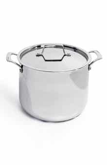 Professional Stainless Steel Tri-Ply 7-Qt. Stock Pot