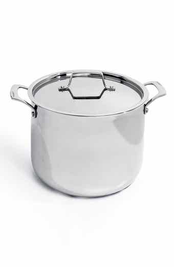 Professional Stainless Steel Tri-Ply 7-Qt. Stock Pot