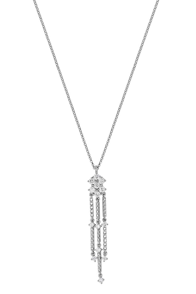 Rita 18K White Gold Diamond Pendant Necklace, Main, color, 18K WHITE GOLD