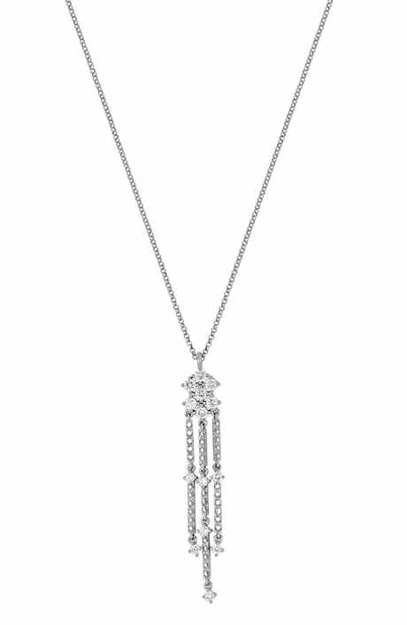 Rita 18K White Gold Diamond Pendant Necklace