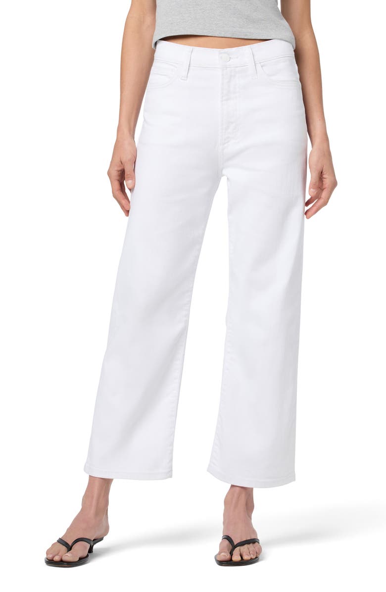 Joe's Jeans Crop Wide Leg Jeans, Main, color, White