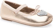 OLD SOLES Kids' Heart Ruffle Mary Jane Flat
