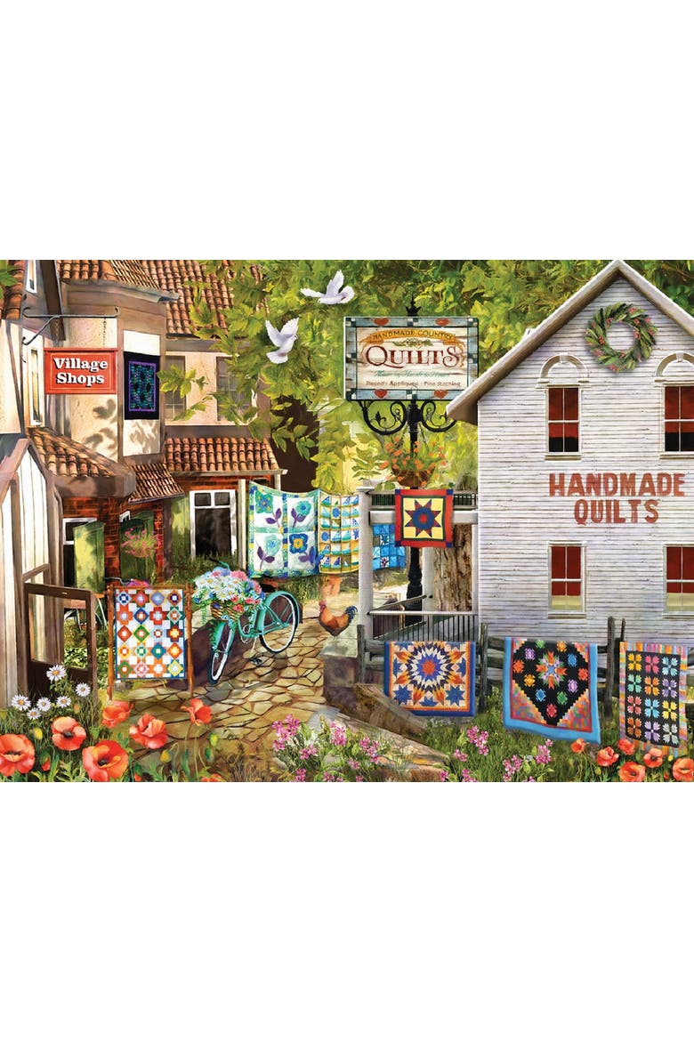 Village Shops 1000 piece Jigsaw Puzzle for Adults, Alternate, color, Multicolor