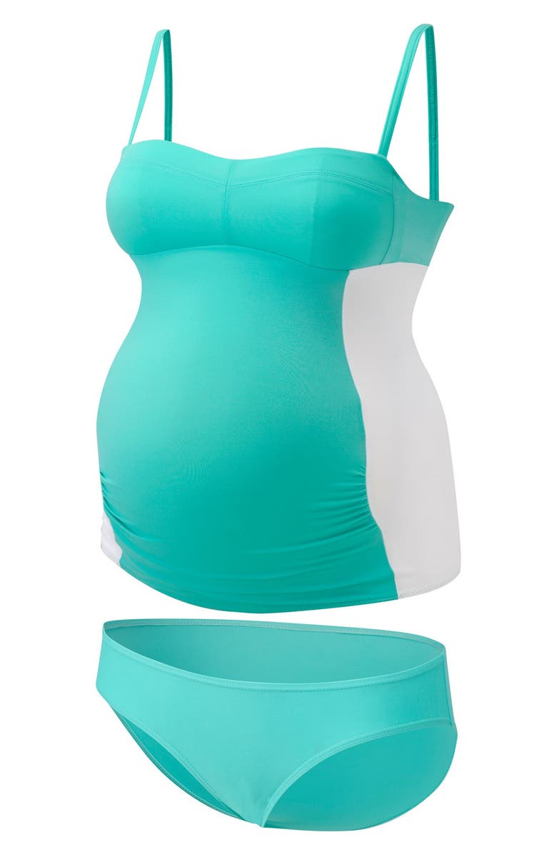 Amoralia Maternity Tankini Swimsuit, Main, color, 