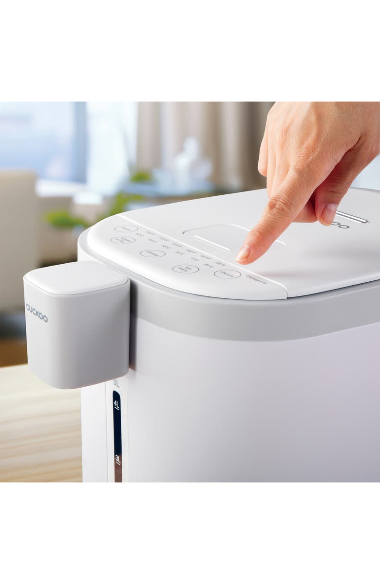 Cuckoo Hot Water Dispenser and Warmer, Alternate, color, Matte White