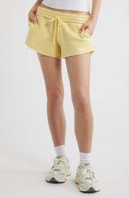 BP. Foldover Fleece Mini Sweat Shorts