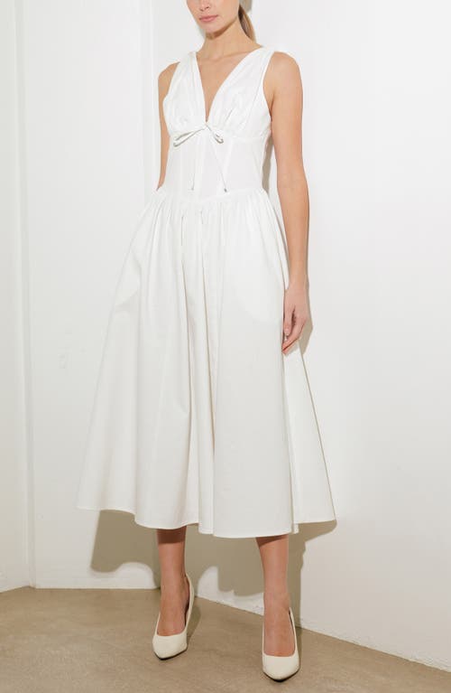 Freemarket Woven A-line Dress In Off White