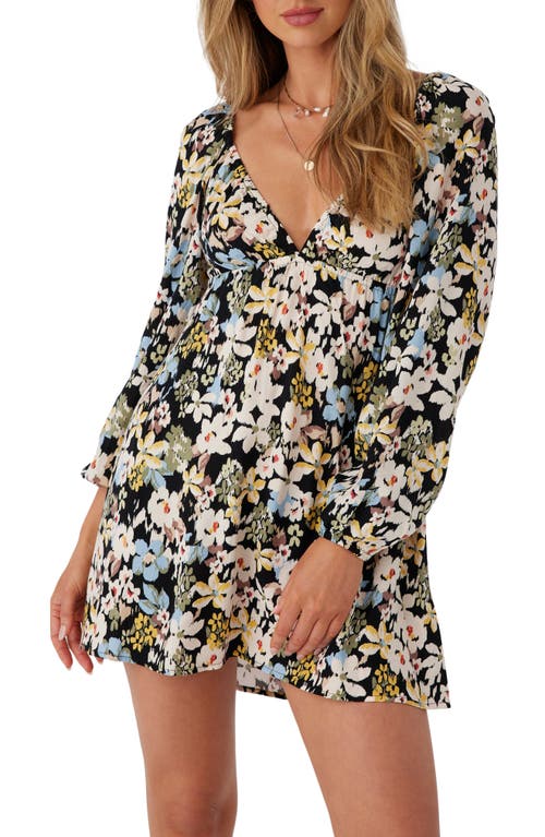 O'neill Kieran Long Sleeve Dress In Black