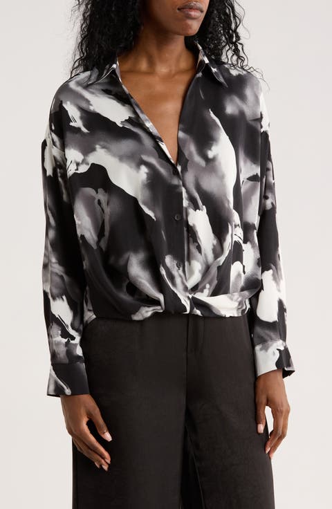 Marble Button-Up Shirt