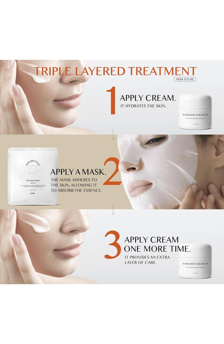 DAERA Dubu Facial Mositurizing Cream, Alternate, color, White
