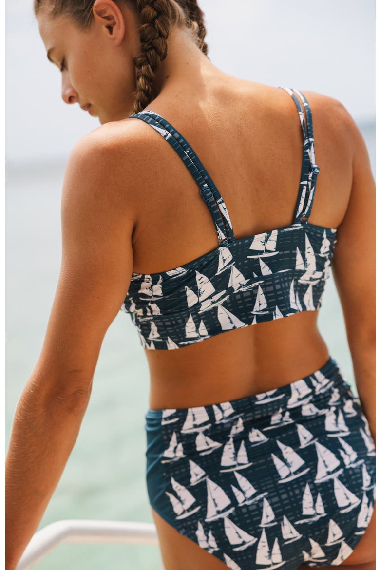 High Tide Bralette Swim Top, Alternate, color, Nautical