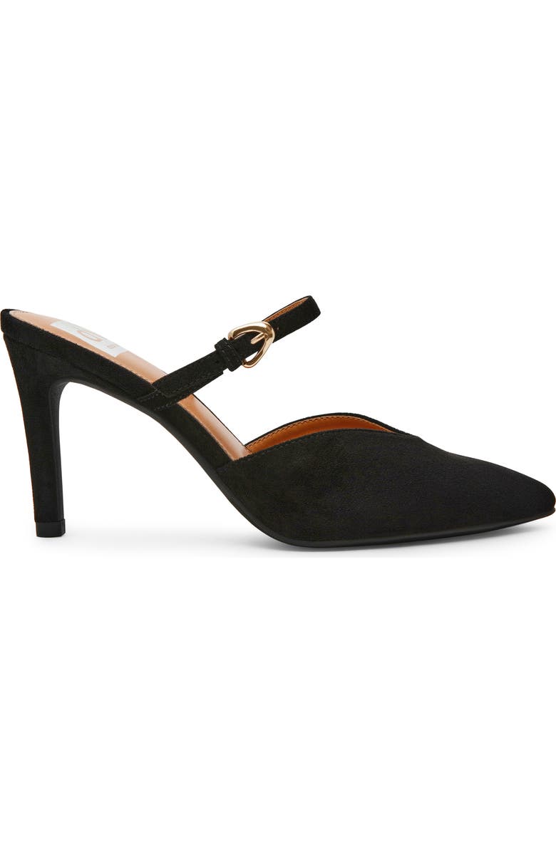 DV by Dolce Vita Eleganza Mule Pump, Alternate, color, Black Faux Suede