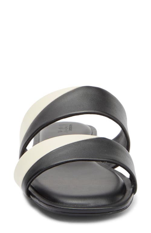 Nordstrom Rack Chonda Slide Sandal In Black - Ivory Vanilla