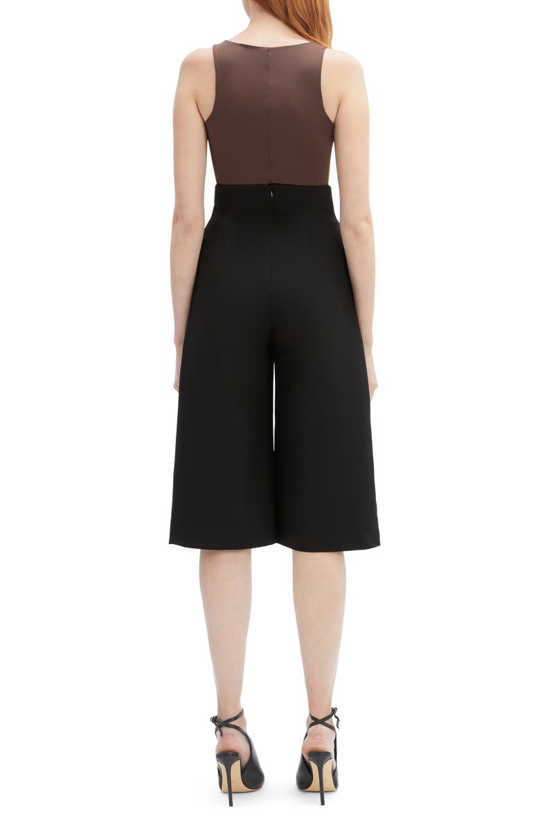 Bardot Fina Deep V-Neck Bodysuit, Alternate, color, Chocolate