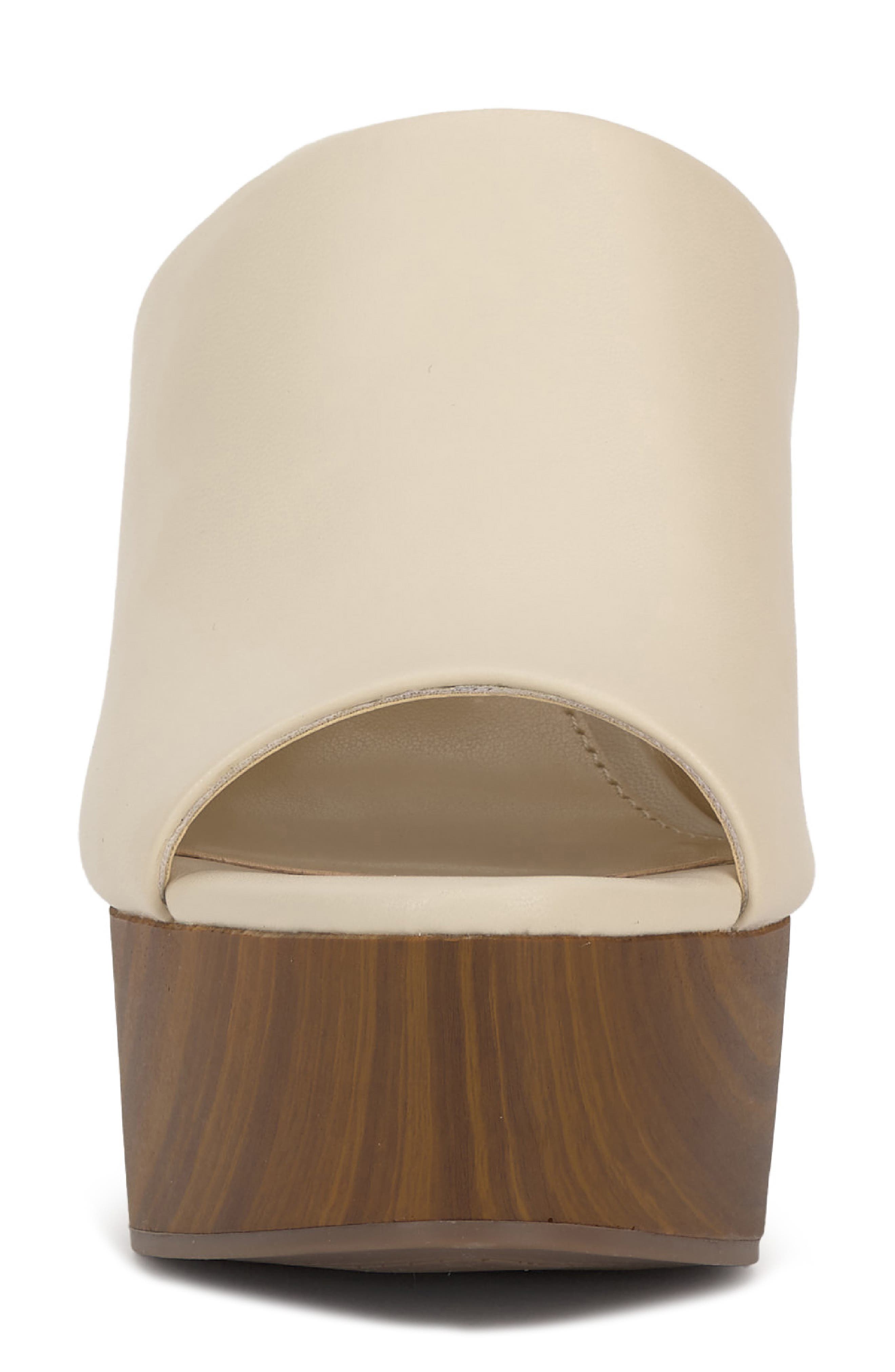 Shelbie Platform Slide Sandal, Alternate, color, IVORY