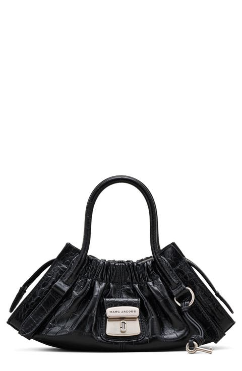 The Croc Embossed Cristina Small Satchel