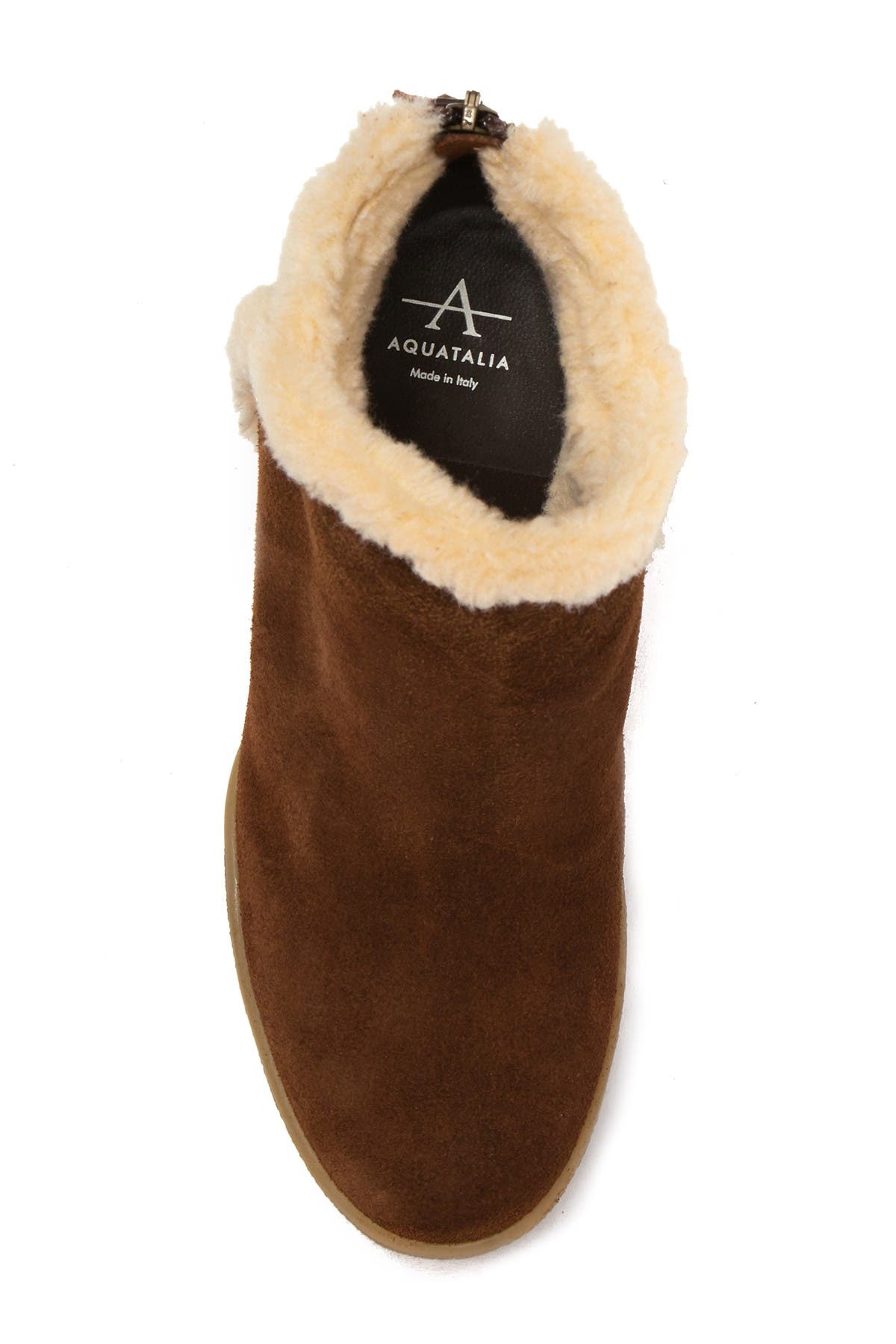 Aquatalia Christen Faux Fur Waterproof Wedge Bootie (Women) | Nordstromrack