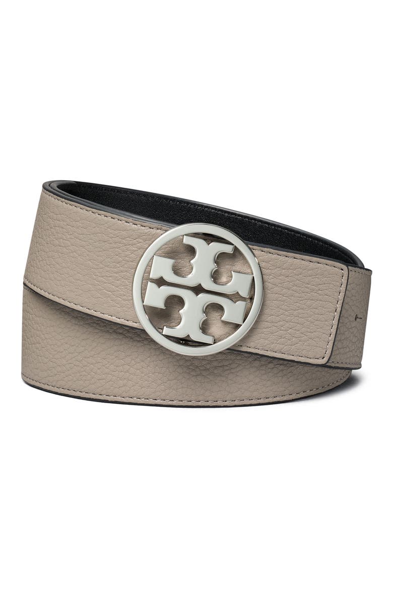 Miller 1.5-Inch Reversible Logo Belt, Main, color, GRAY HERON / BLACK / SILVER
