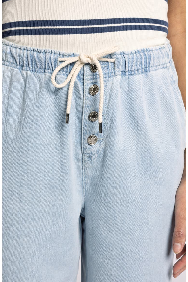 Norman Denim Drawstring Pants, Alternate, color, ISLA WASH