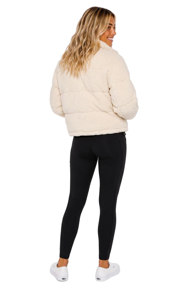 Amelia High Pile Fleece Jacket, Alternate, color, CRM