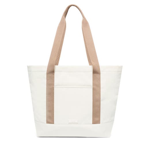 Lefrik Strata Tote Bag In Chalk