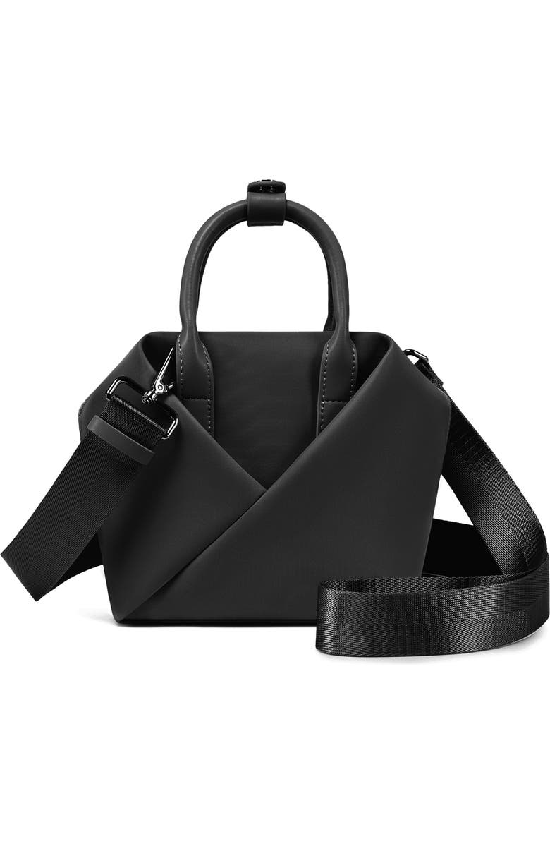 Lux and Nyx Small Origami Crossbody Tote and Handbag For Women, Alternate, color, Black + Gold