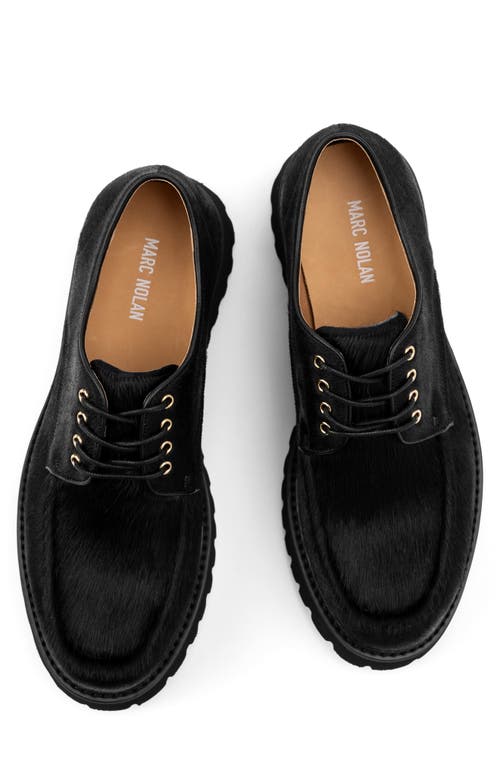Marc Nolan Luca Genuine Calf Hair Lug Sole Derby