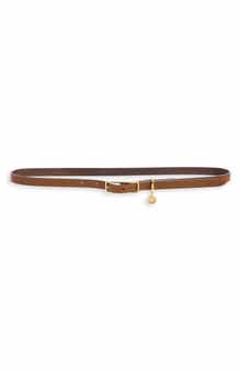 rag & bone Baby Rounded Rebound Leather Belt