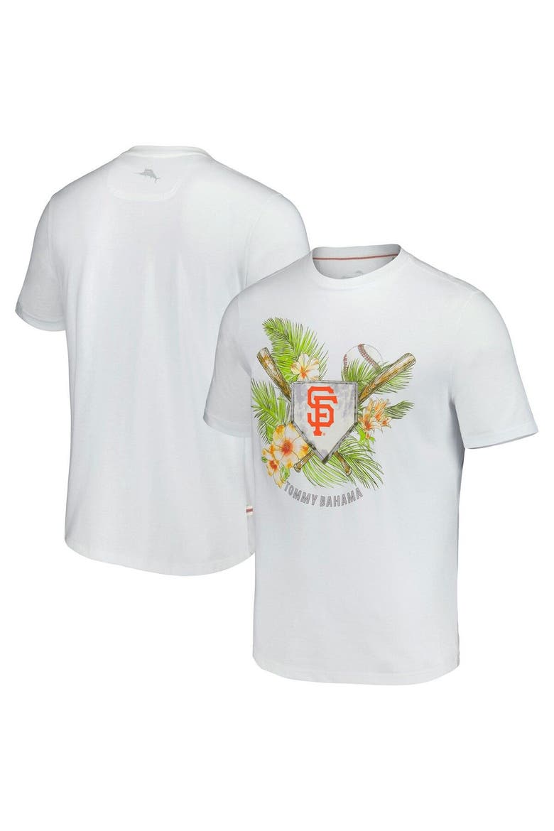 Men's Tommy Bahama  White San Francisco Giants Island League T-Shirt, Main, color, White