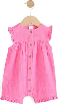 NEXT Frill Dungaree Romper