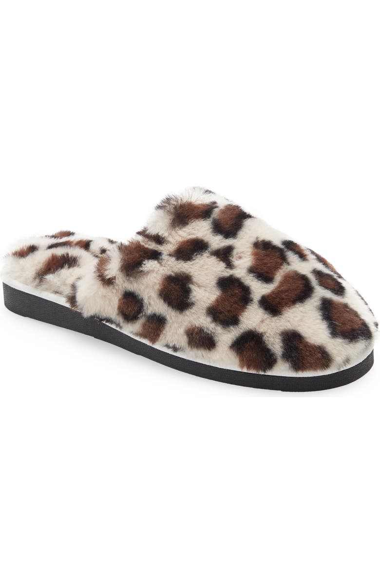 Pelle Moda Comfy Faux Shearling Slipper, Main, color,