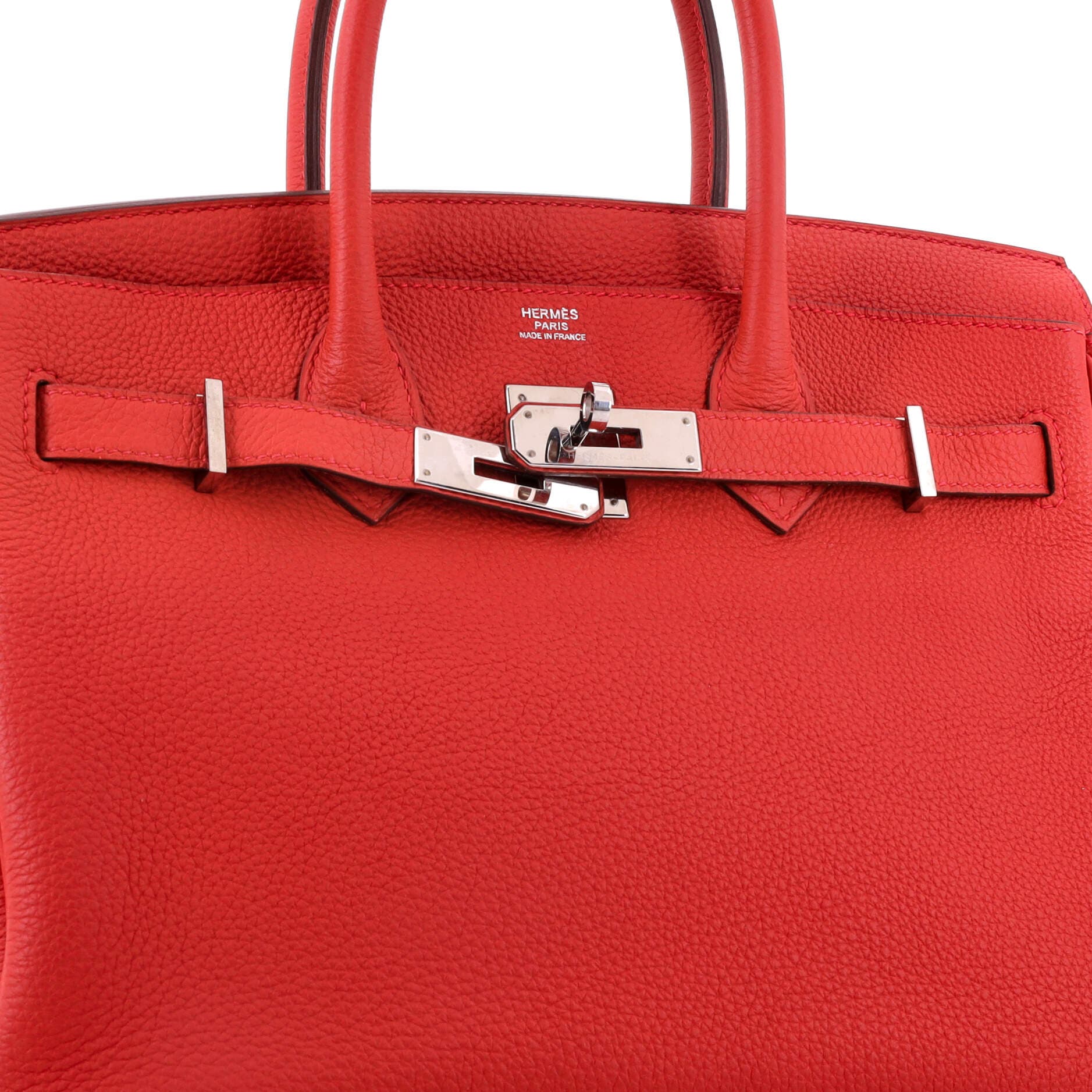 Birkin Handbag Red Togo With Palladium Hardware 30, Alternate, color, Red