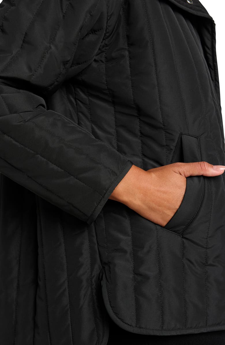 Splendid x @cellajaneblog Quilted Jacket, Alternate, color, Black