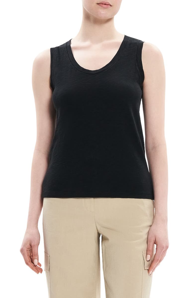 Theory Nebulous Organic Cotton Tank Top, Main, color, 