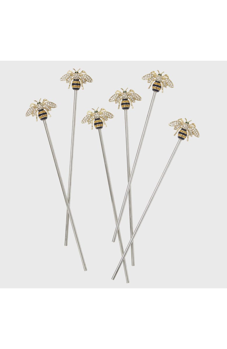 Joanna Buchanan Swizzle sticks, Main, color, Gold